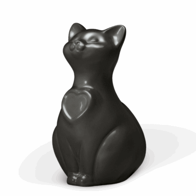 Urne 0,8 l, Katze sitzend – Bild 4