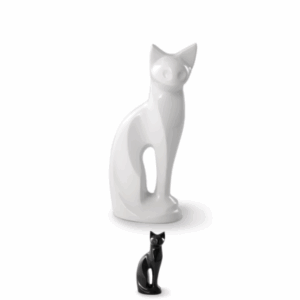 Urne 0,4 l, Skulptur Katze